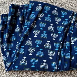 Blue Hanukkah Leggings - Like New